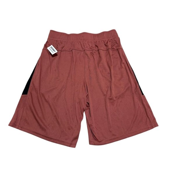 Old Navy Go Dry Men Size XS Brown Black Drawstring Pockets Basketball Shorts NWT - Picture 4 of 6